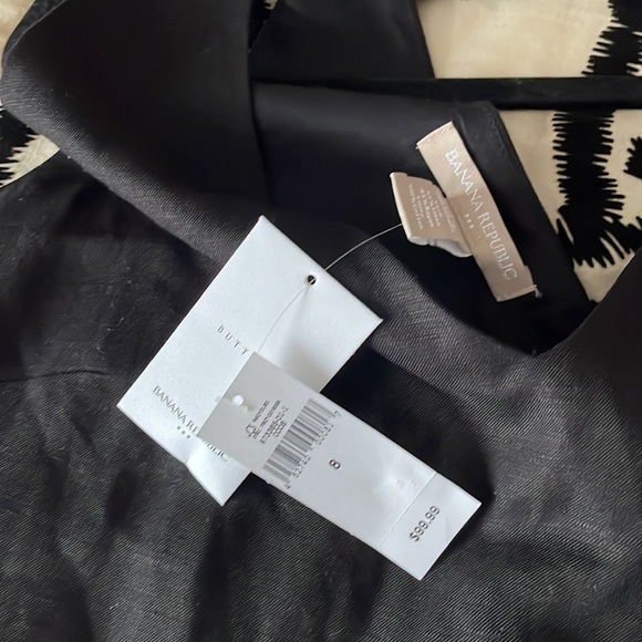 Banana Republic linen blend mini sleeves dress, size 8 - Picture 7 of 7